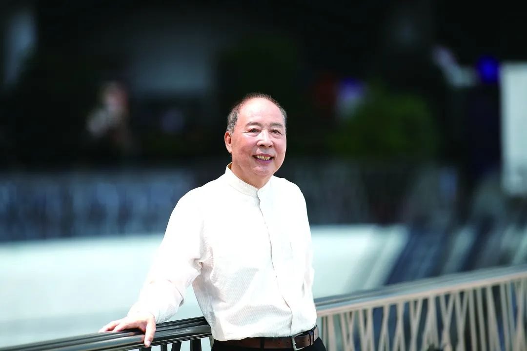 朱绍玉肖像（澎湃新闻“上海访谈”栏目配图）