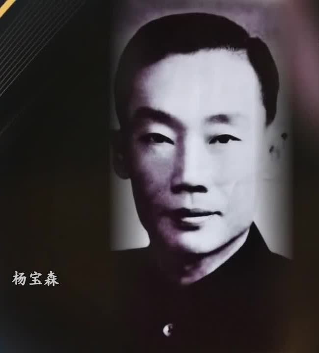 央视《典藏》「京剧《上天台》 演唱：杨宝森」节目中展示的杨宝森便装肖像