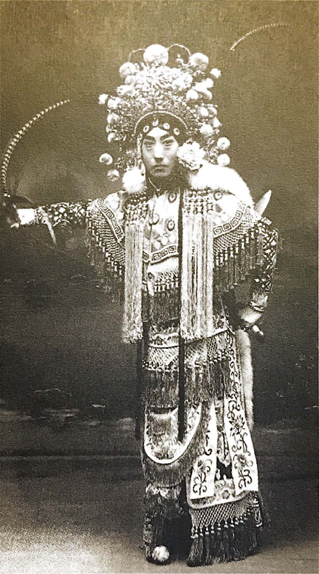 京剧《棋盘山》，王瑶卿饰窦仙童（中国戏曲学院戏曲教育数字博物馆载）