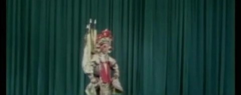 央视《戏曲采风》截帧：1978年59岁的王金璐演出《挑滑车》