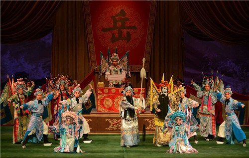 京剧《满江红》「黄河誓师」剧照（国家京剧院一团演出）